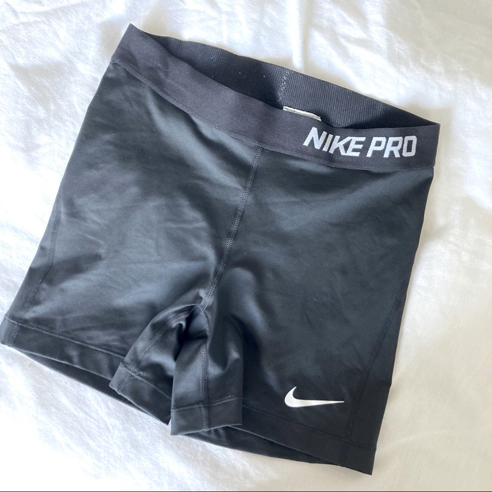 Like New Black Nike Biker Shorts Midlength.